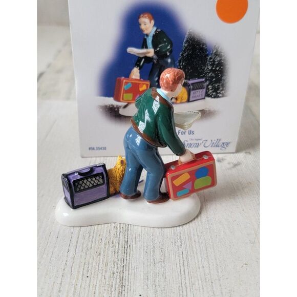 Dept 56 55430 they have a room for us snow village accessory Xmas kitty - Picture 4 of 7